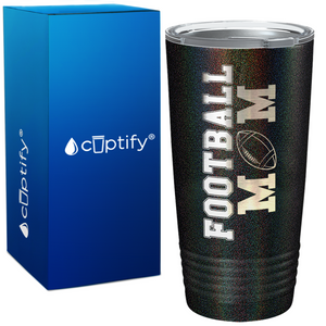 Football Mom on 20oz Tumbler