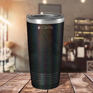 Black Glitter 20oz Tumbler