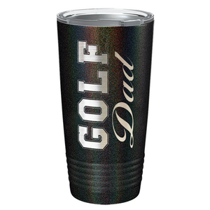 Golf Dad Laser Engraved on Stainless Steel Golf Tumbler