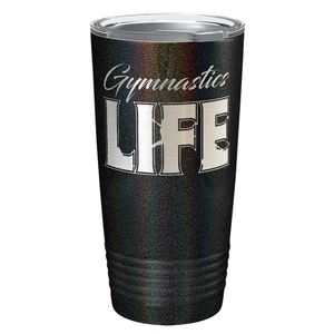 Gymnastics Life Laser Engraved on Stainless Steel Gymnastics Tumbler