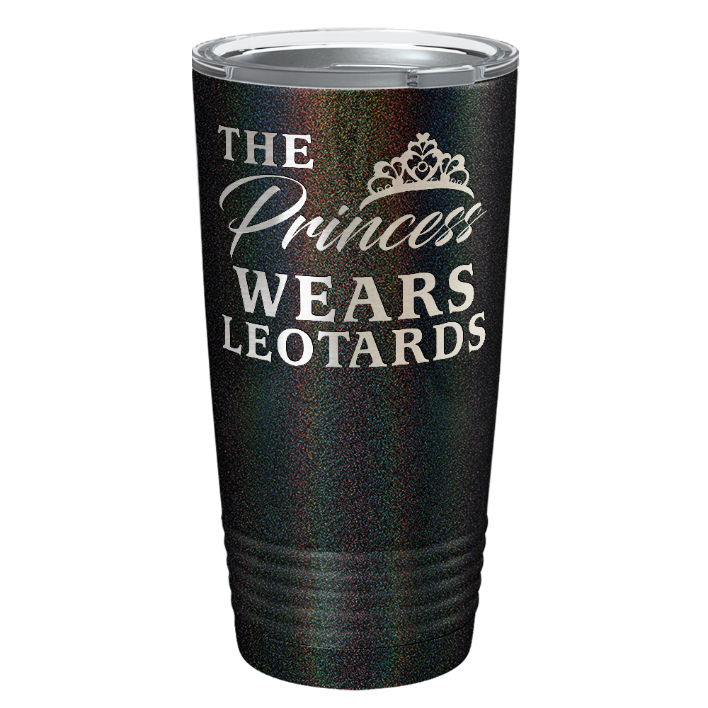 This Princess Wears Leotards Laser Engraved on Stainless Steel Gymnastics Tumbler