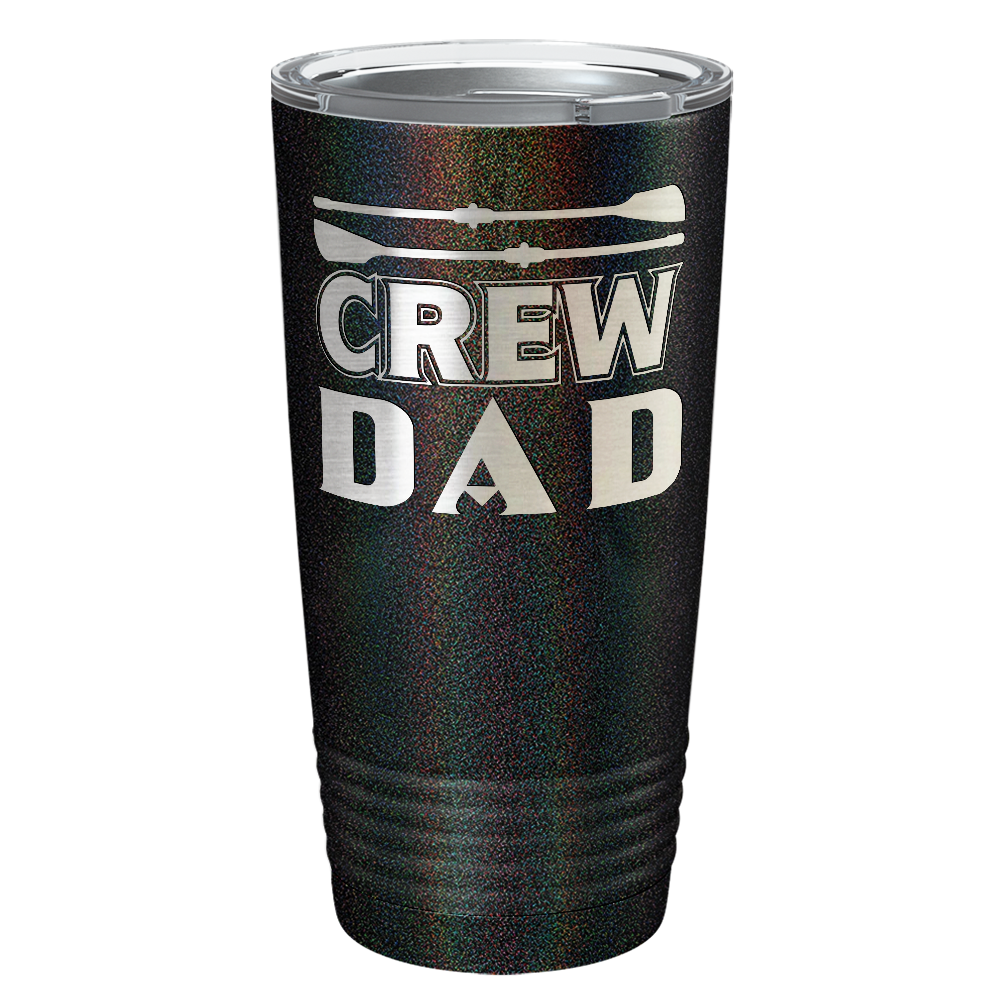Crew Dad Laser Engraved on Stainless Steel Crew Tumbler