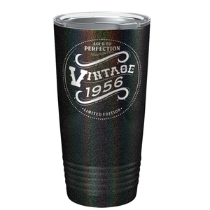 1956 Aged to Perfection Vintage 65th on Stainless Steel Tumbler