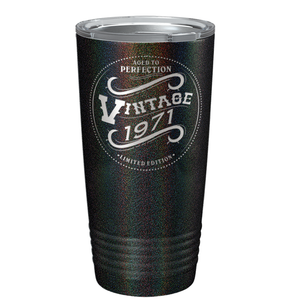 1971 Aged to Perfection Vintage 50th on Stainless Steel Tumbler