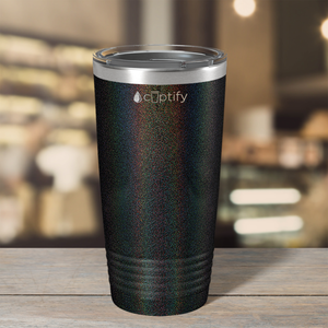Black Glitter 20oz Tumbler