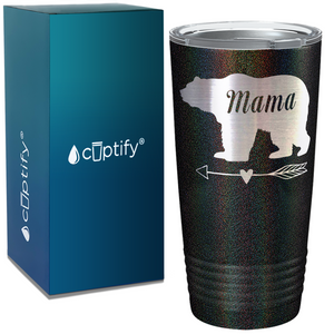 Mama Bear Arrow on Mom 20oz Tumbler