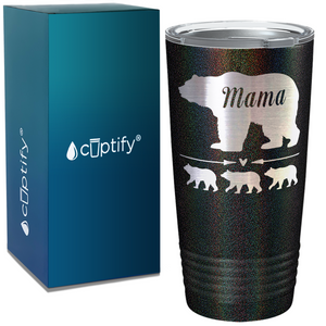 Mama Bear with Cubs Custom on Mom 20oz Tumbler