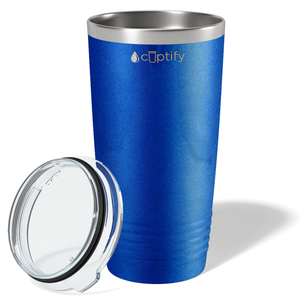 Blue Glitter 20oz Tumbler