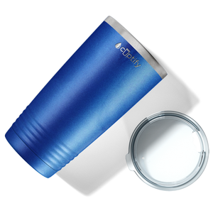 Blue Glitter 20oz Tumbler