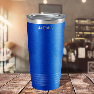Blue Glitter 20oz Tumbler