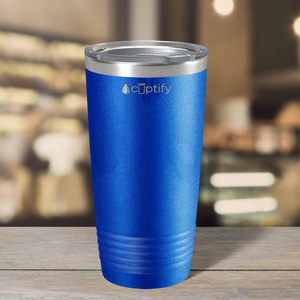 Blue Glitter 20oz Tumbler