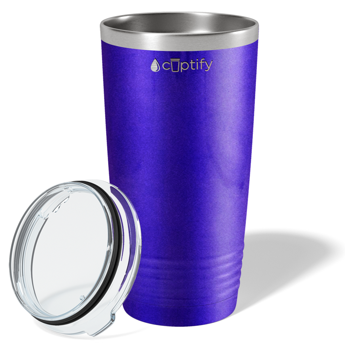 Purple Glitter 20oz Tumbler