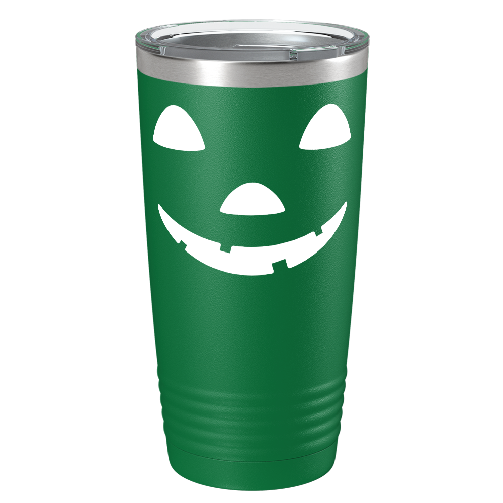 Jack o Lantern on Stainless Steel Halloween Tumbler