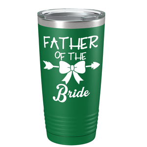 Father of the Bride on Stainless Steel Bridal Tumbler