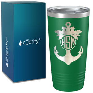 Anchor Monogram 20oz Tumbler