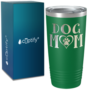 Dog Mom on Mom 20oz Tumbler