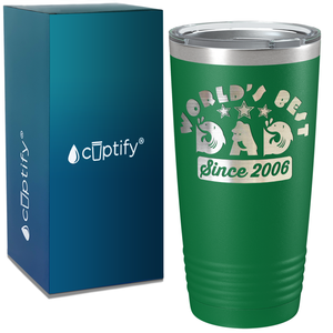 World's Best Dad Since on Stainless Steel Dad Tumbler