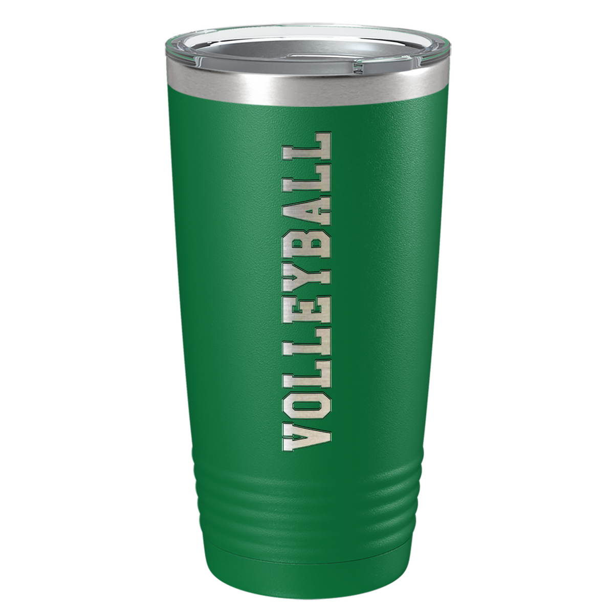 Volleyball Laser Engraved on Stainless Steel Volleyball Tumbler