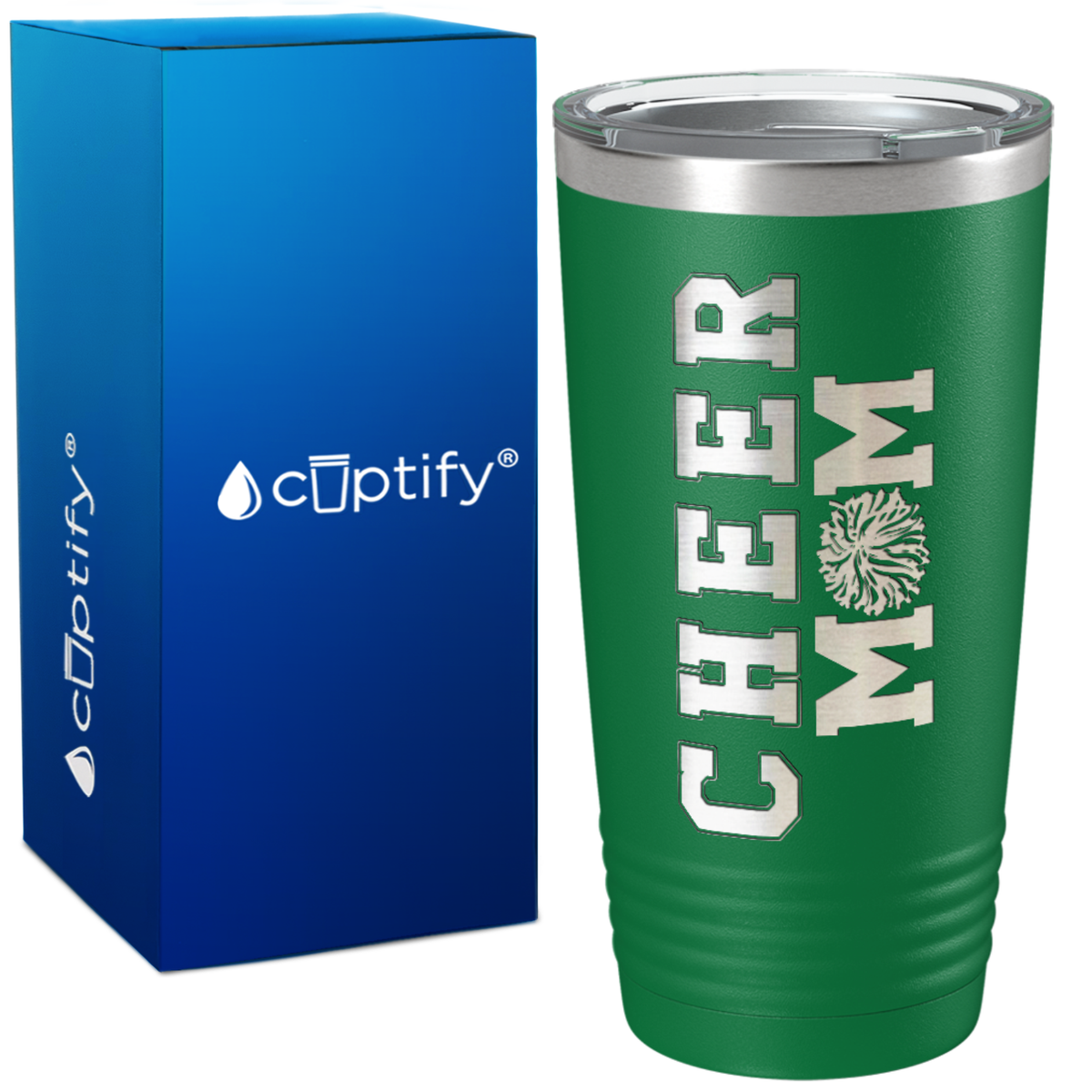 Cheer Mom on 20oz Tumbler