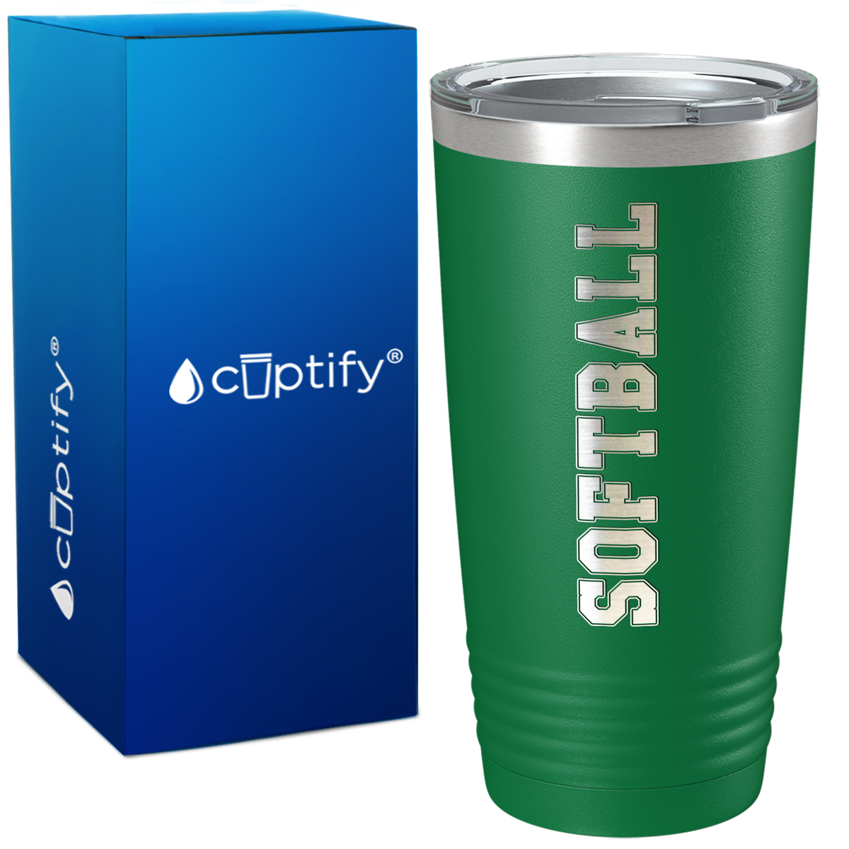 Softball on 20oz Tumbler