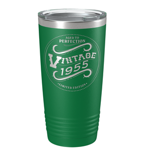 1955 Aged to Perfection Vintage 66th on Stainless Steel Tumbler