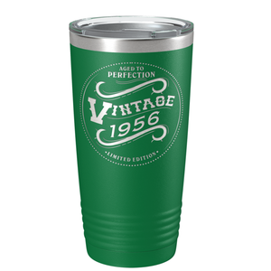 1956 Aged to Perfection Vintage 65th on Stainless Steel Tumbler