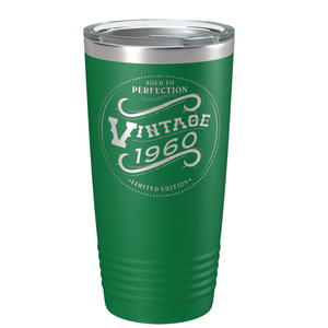 1960 Aged to Perfection Vintage 61st on Stainless Steel Tumbler