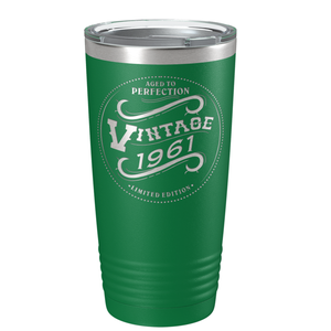 1961 Aged to Perfection Vintage 60th on Stainless Steel Tumbler
