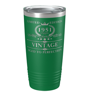 1951 Limited Edition Aged to Perfection 70th on Stainless Steel Tumbler
