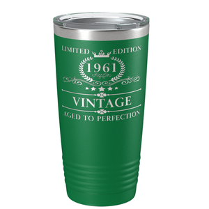 1961 Limited Edition Aged to Perfection 60th on Stainless Steel Tumbler