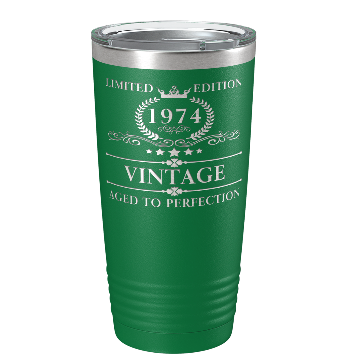 1974 Limited Edition Aged to Perfection 47th on Stainless Steel Tumbler