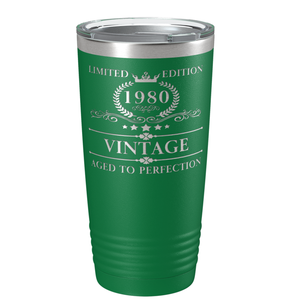1980 Limited Edition Aged to Perfection 41st on Stainless Steel Tumbler