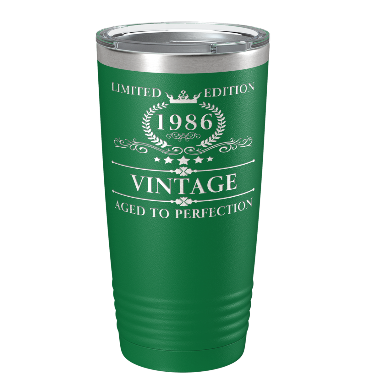 1986 Limited Edition Aged to Perfection 35th on Stainless Steel Tumbler
