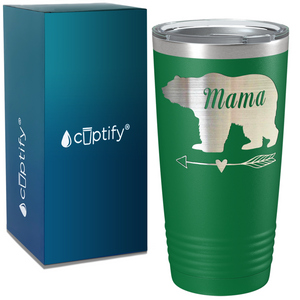 Mama Bear Arrow on Mom 20oz Tumbler