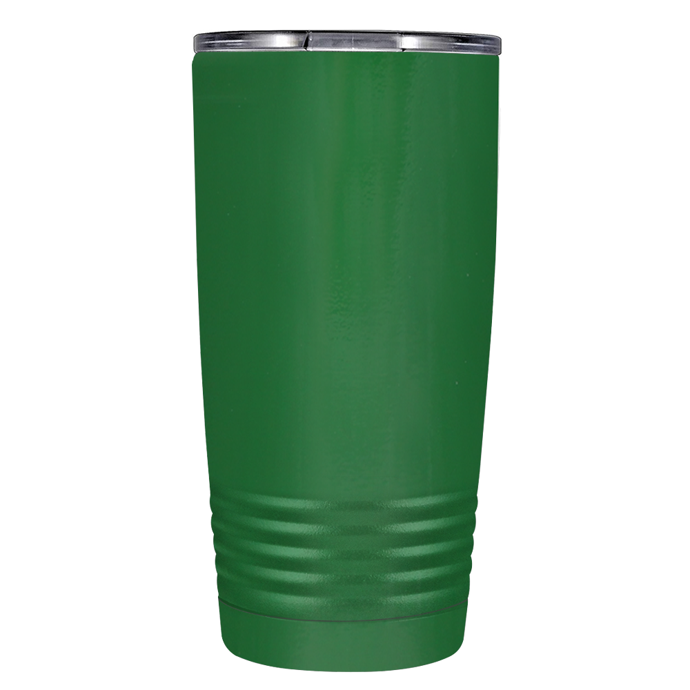 Personalized 20oz Stainless Steel Green Tumbler