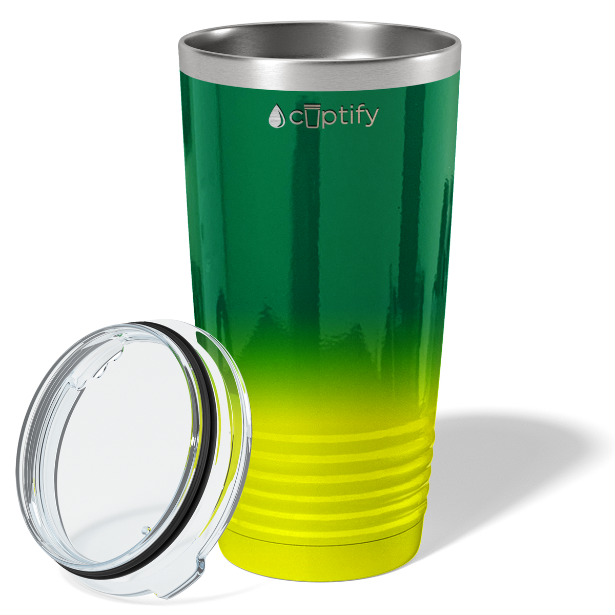 Green Yellow Ombre 20oz Tumbler