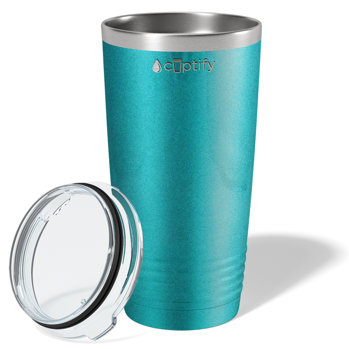 Seafoam Glitter 20oz Tumbler