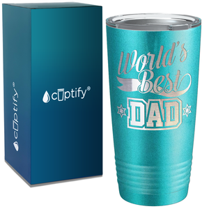 World's Best Dad on Stainless Steel Dad Tumbler