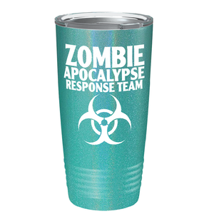 Zombie Apocalypse Response Team on Stainless Steel Zombies Tumbler