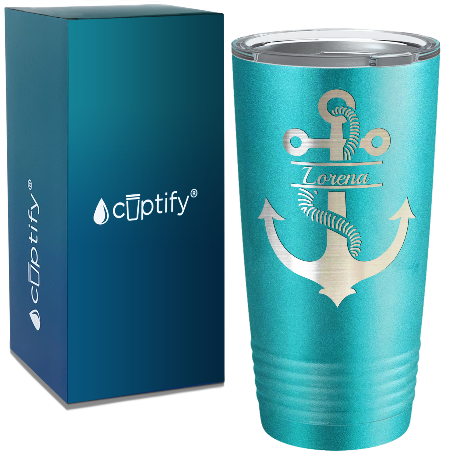 Anchor Rope Personalized 20oz Tumbler