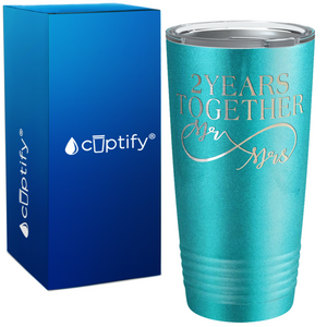 Years Together Anniversary on Wedding 20oz Tumbler