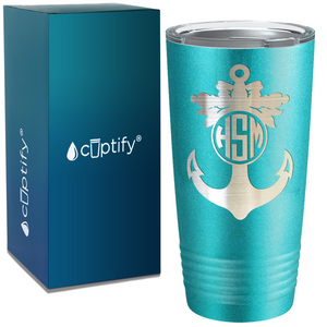 Anchor Monogram 20oz Tumbler