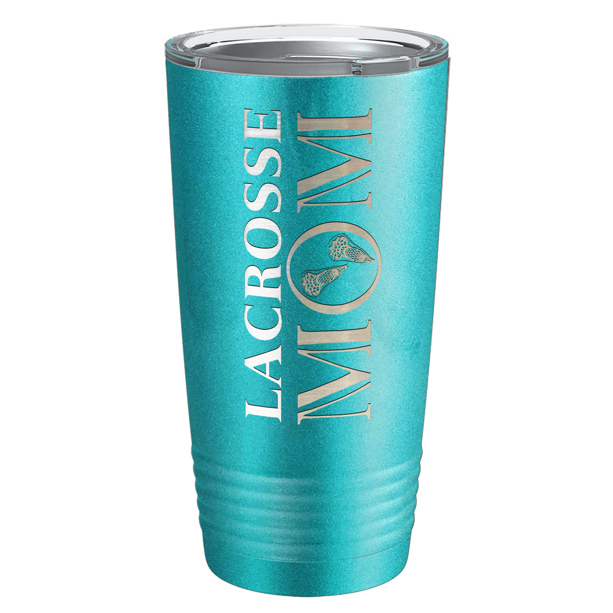 Lacrosse Mom Laser Engraved on Stainless Steel Lacrosse Tumbler