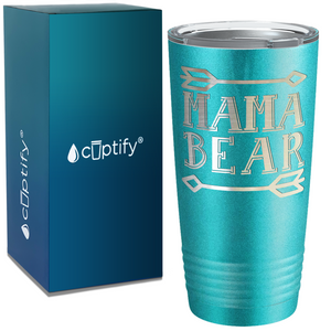 Mama Bear on Stainless Steel Mom Tumbler