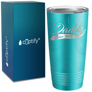 Daddy Since 2018 on Stainless Steel Dad Tumbler