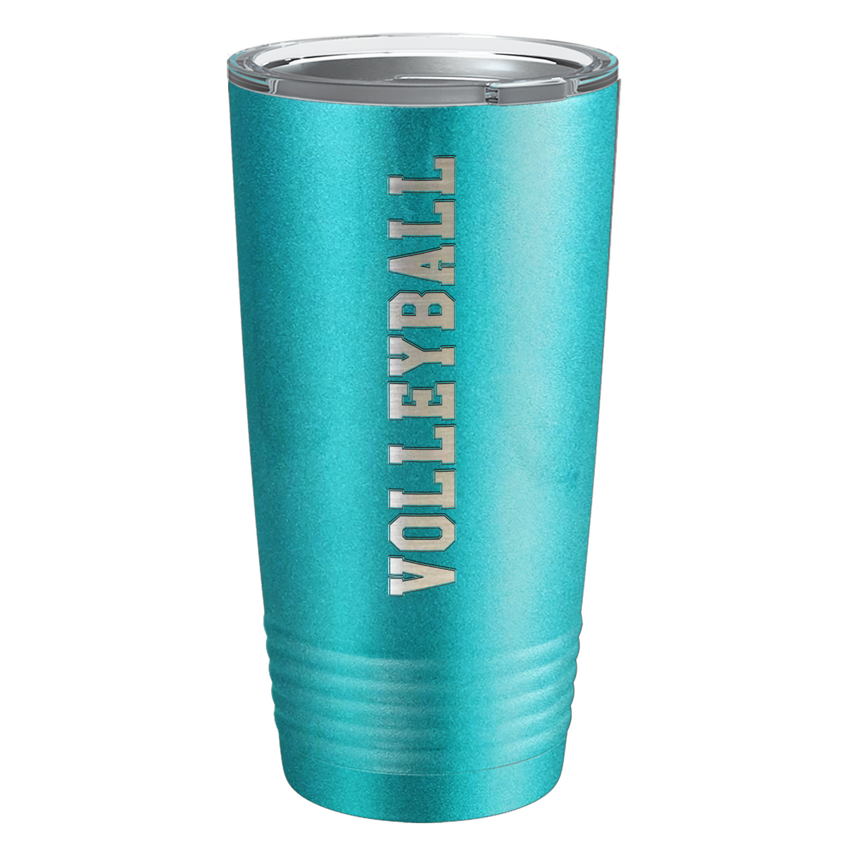 Volleyball Laser Engraved on Stainless Steel Volleyball Tumbler