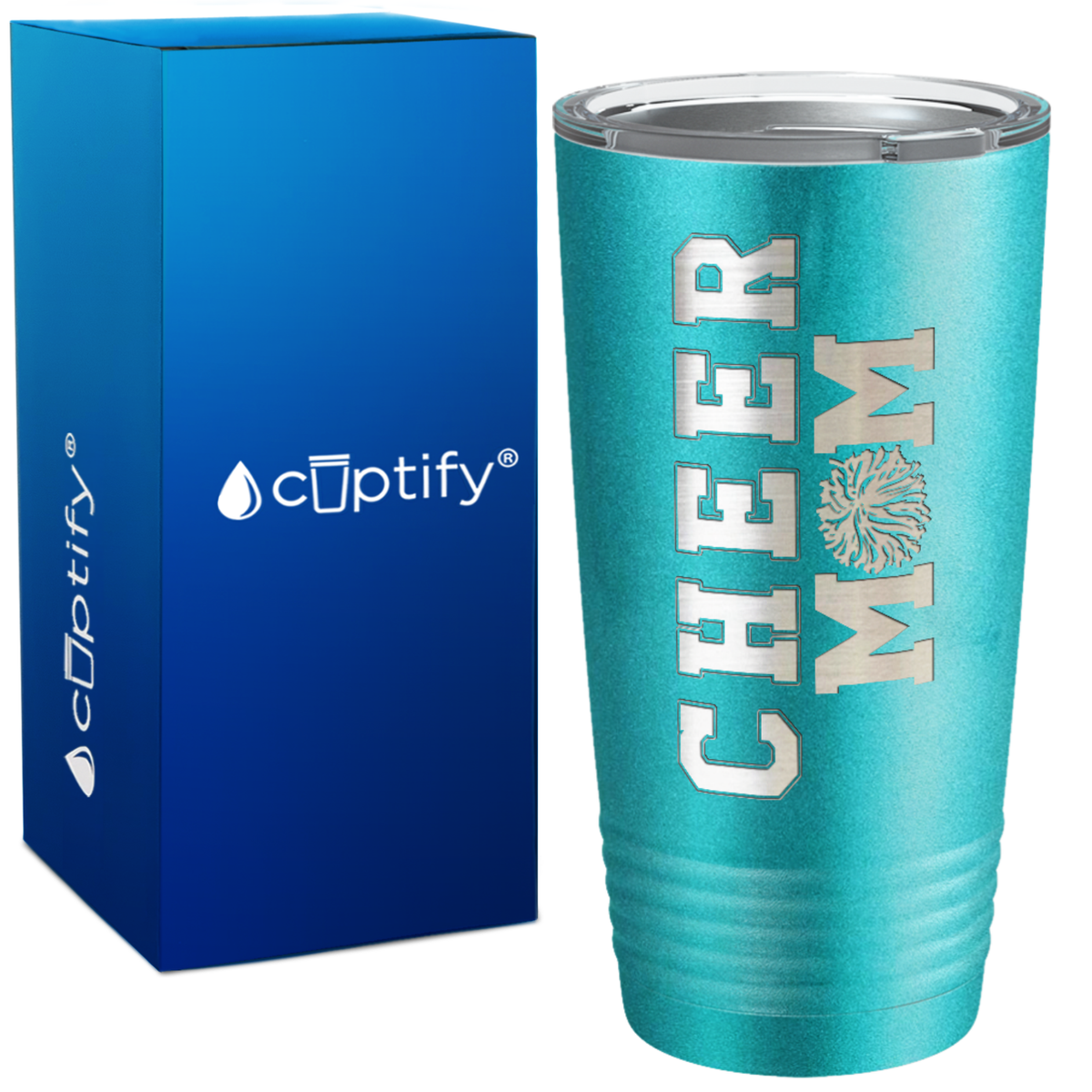 Cheer Mom on 20oz Tumbler