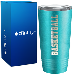 Basketball on 20oz Stainless Steel Tumbler