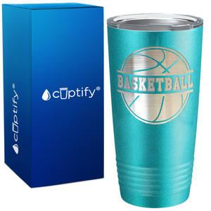 Basketball Ball on 20oz Tumbler