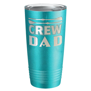 Crew Dad Laser Engraved on Stainless Steel Crew Tumbler